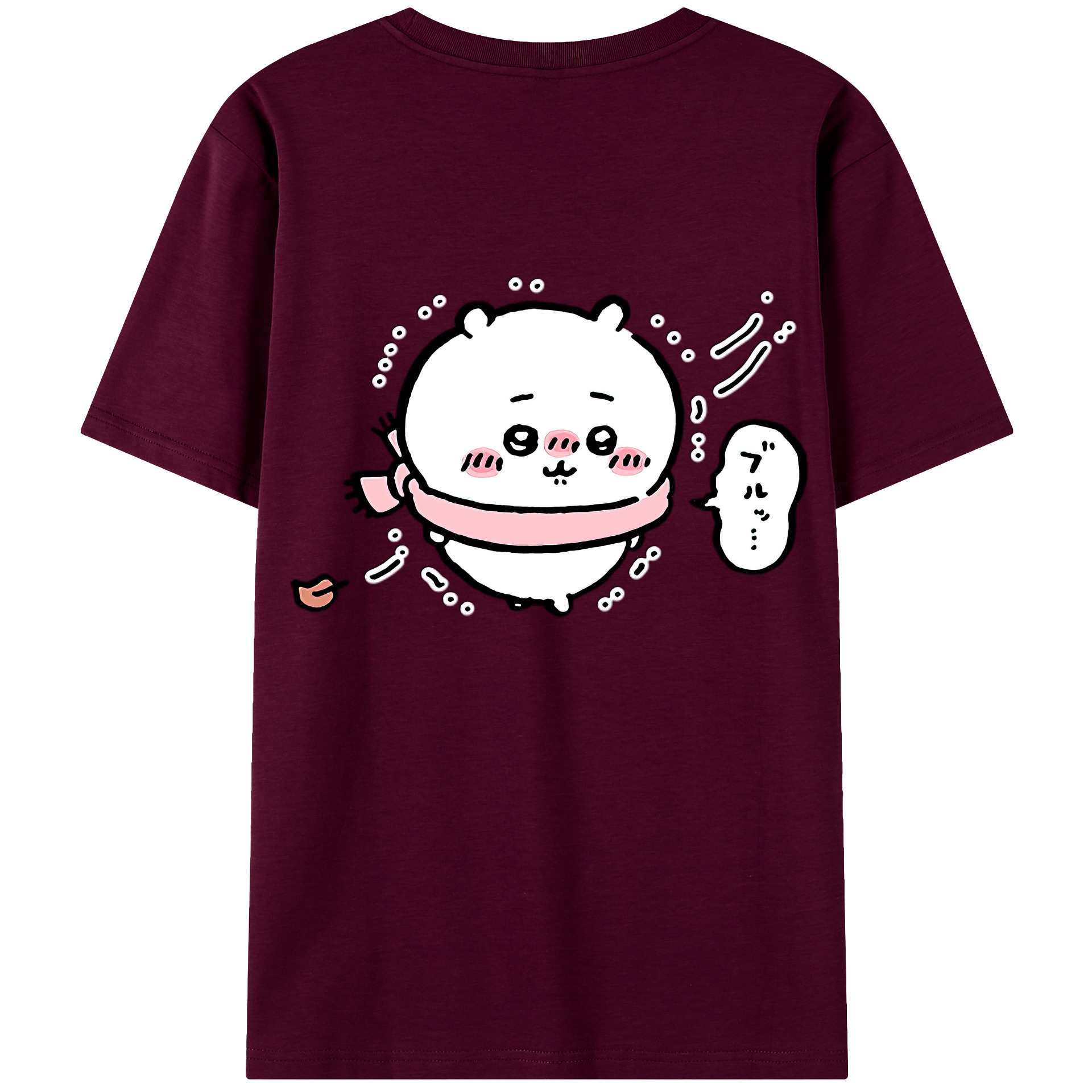 （画像用） ちいかわ ちいかわ Chii-kawa chiikawa レディース半袖Tシャツ(バックプリント)